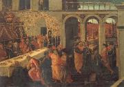The Banquet of Ahasuerus JACOPO del SELLAIO